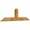 Ekena Millwork Portland Rough Sawn Timber Gable Bracket, Western Red Cedar, 48"W x 14"H x 2"D x 4"F, 7/12 Pitch GBW048X14X0204POR00RWR - alternate 4